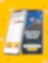 Shell Club Mini App interface displayed on two smartphones, showing loyalty points, recent transactions, and a login screen, set against a vibrant yellow background with Shell pecten