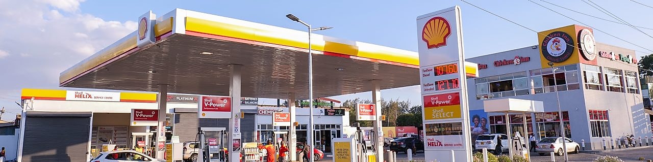 Shell service station in Kenya