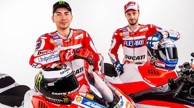 Andrea Dovizioso and Jorge Lorenzo