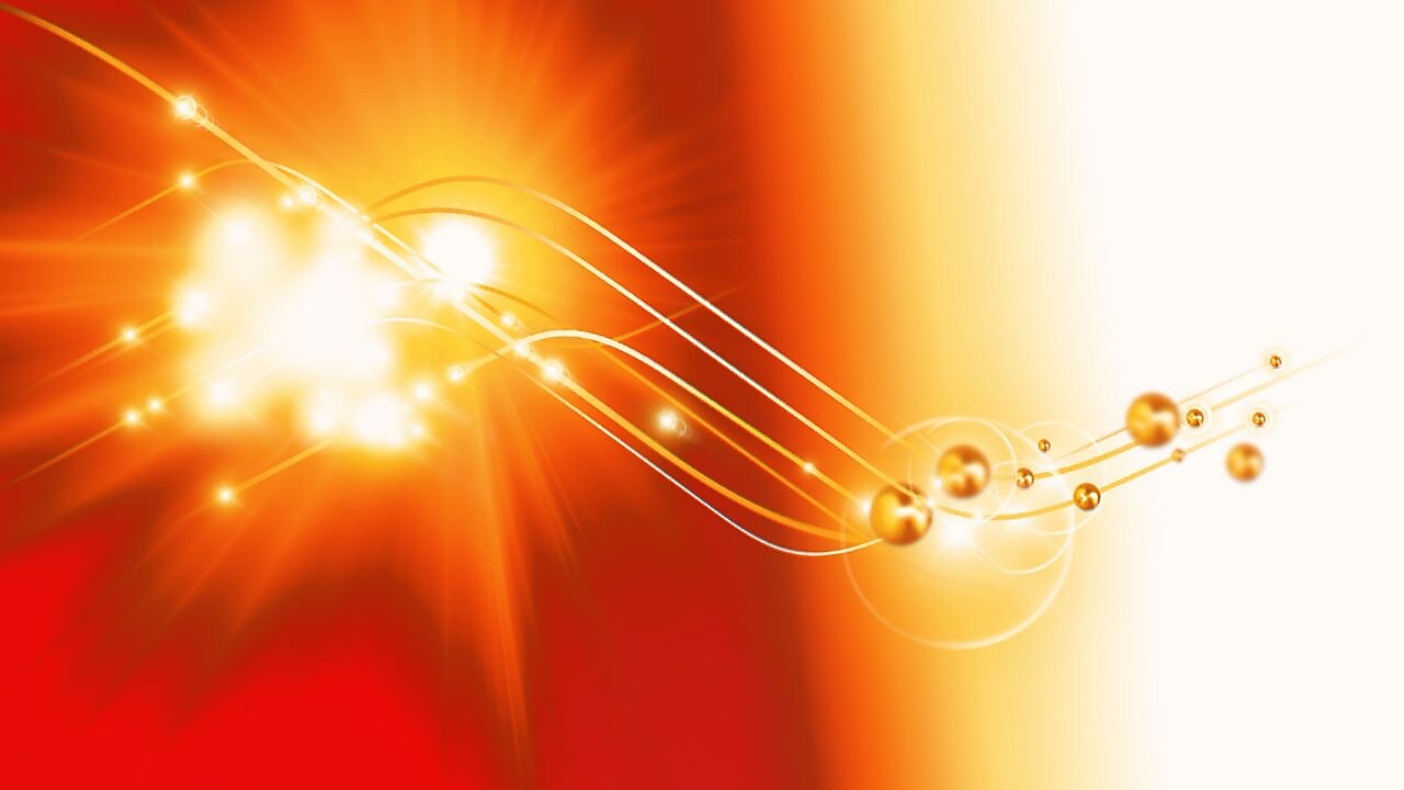 A close-up visualization of Shell Helix PurePlus molecules, demonstrating advanced synthetic engine oil technology.