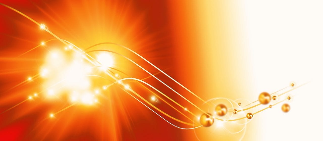 Close-up visualization of Shell Helix PurePlus molecules for advanced engine protection.